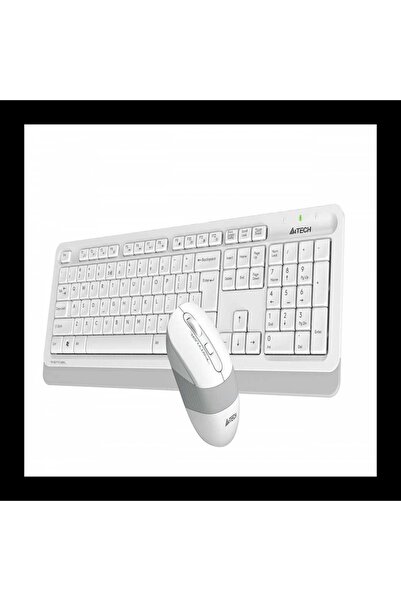 A4 Tech Fg1010, Beyaz, Fstyler, 2.4ghz Kablosuz, Türkçe Q, Klavye Mouse Set