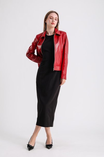 MQ Leather Maroquin Leather Carole Women's Leather Jacket