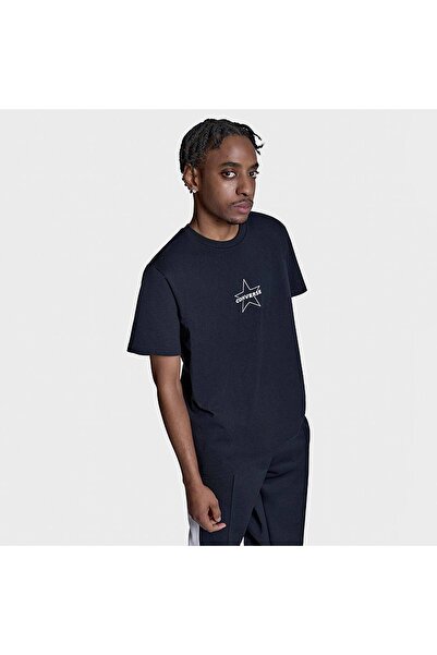 Converse Ανδρικό μπλουζάκι Star μαύρο (CVM5T196.BLK)