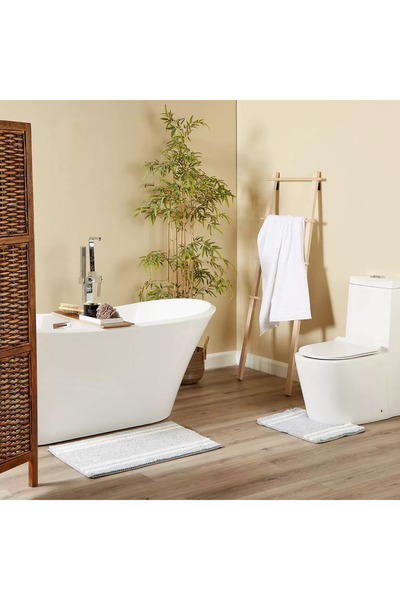 Generic Quickdry Loops 2-Piece Bathmat Set