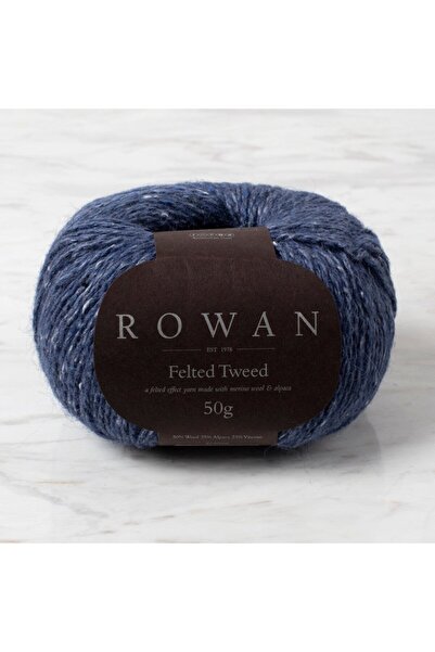 Rowan Felted Tweed 50gr Denim Blue Ață pentru tricotat manual - 178