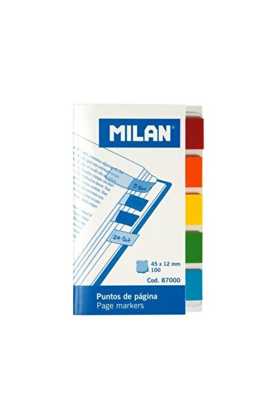 Milan Index de notițe adezive, Culoare Neon Multicolor, Material Plastic, Dim...
