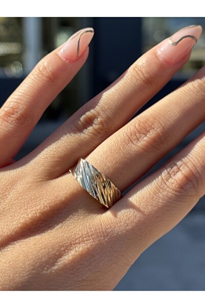 Has Kuyumcum 14 Ayar Altın Kalemli Yüzük