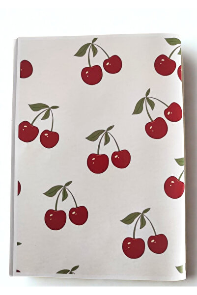 elviano Special Design Cherry Unlined Notebook 20 Sheets