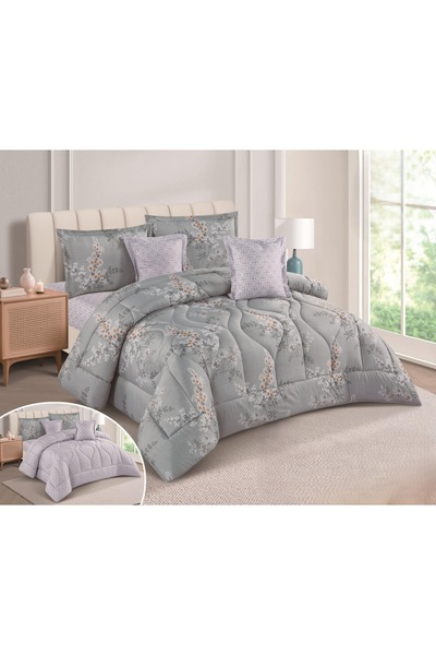 SNOOZYL Summer printed double bedspread with microfiber filling, size 170*220 cm