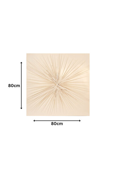 Ebticar A modern wall art panel that reflects the personality and interests of the owner in a sophisticated way. Size: 80*80cm