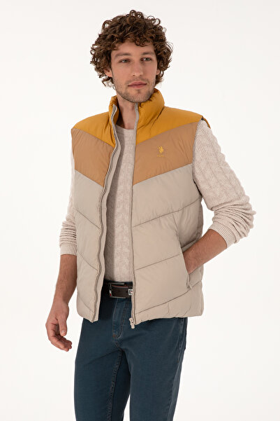 U.S. Polo Assn. Erkek Camel Yelek 50311644-VR015
