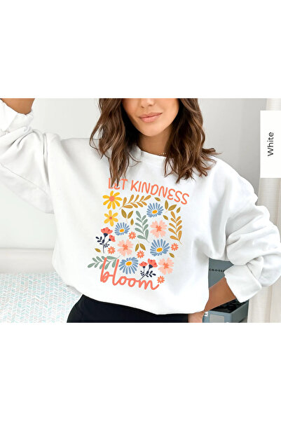 Jose Clothing Hanorac imprimat cu mânecă lungă, cu croială supradimensionată ...