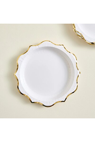 Generic Belle 10-Piece Disposable Dinner Plate Set - 27 cm