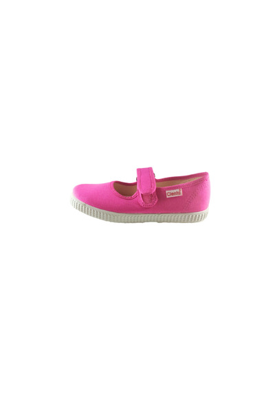 PIKKABOO -Ceinta Mercedes Fuchsia Loop & Strap Kids Comfort Shoes