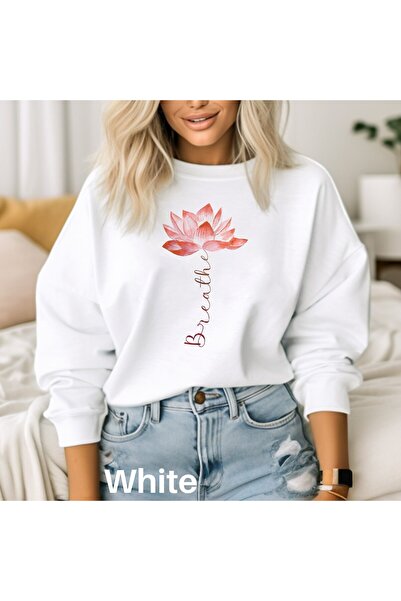 Jose Clothing Hanorac imprimat cu mânecă lungă, cu croială supradimensionată ...