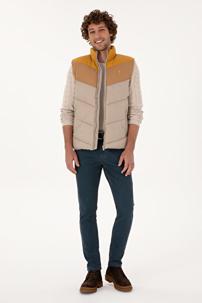 U.S. Polo Assn. Erkek Camel Yelek 50311644-VR015
