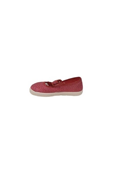 PIKKABOO -Cienta Mercedes Fuchsia Shimmer Loop & Strap Kids Comfort Shoes
