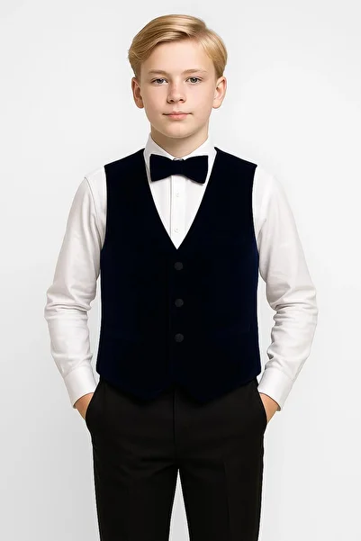 SIRRI Boy's Velvet Vest - the Perfect Addition to Your Elegance
