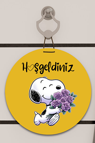 Dormot Digitalna štampa Žuta, Standardna, Tematska dobrodošlica Snopy, Dekora...