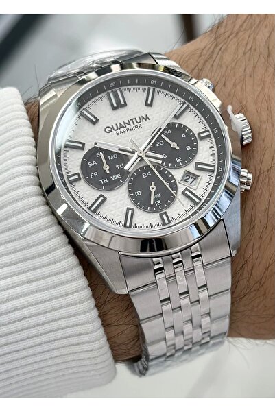 Quantum Steel Cord Function Men's Wristwatch