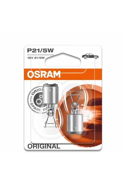Osram Yardimci Sinyal Lamba Metal Tabanli P21 5W 7528-2BL