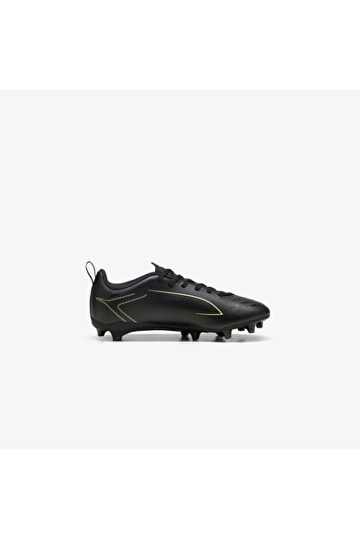 Puma Ultra 6 Play Fg-Ag Kids Black Turf Football Shoes
