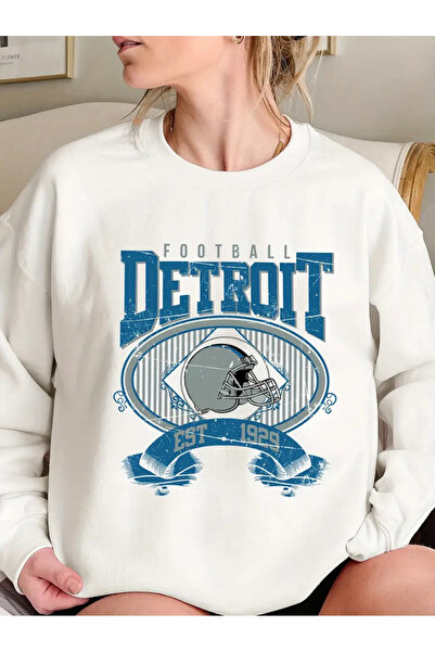 Jose Clothing سويت شيرت مطبوع بأكمام طويلة وقصة كبيرة الحجم