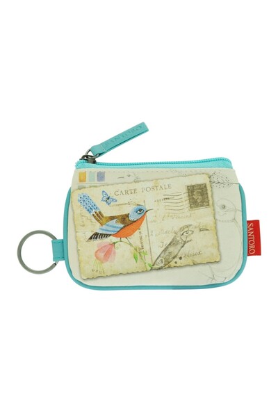 Santoro Watercolour Birds key wallet 9x13x1 cm