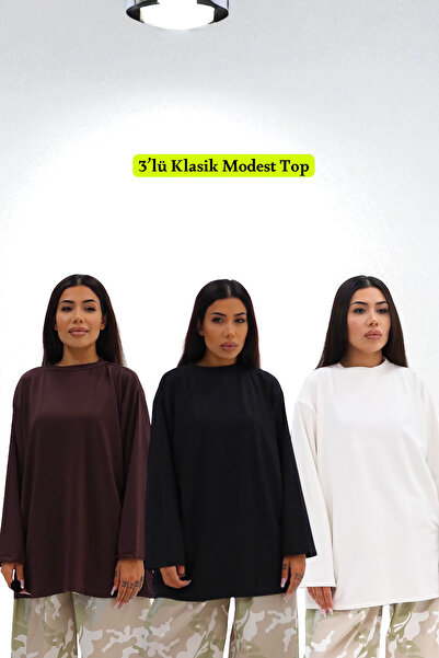 Gülşah Evecen 3'lü Modest Top