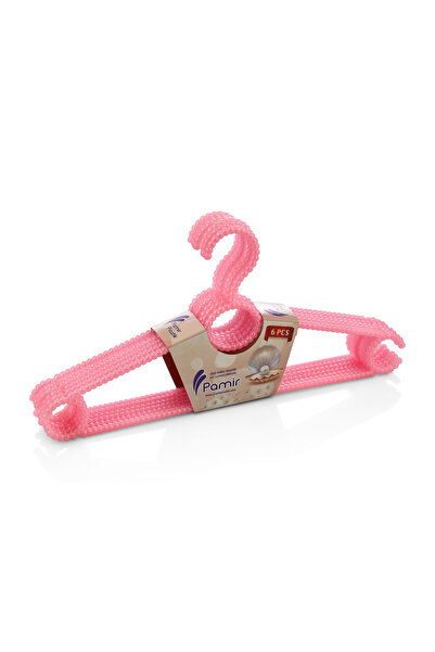 Beray 6 Pieces Pink Pearl Hangers Clothes Hangers