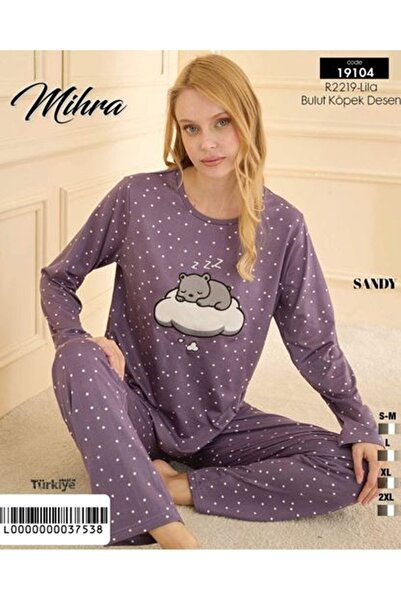 Mihra Sandy Basic Yumuşak Dokulu Kadın Pijama Takımı