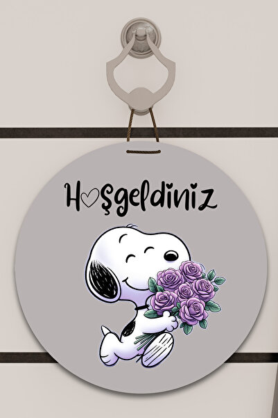 Dormot Digitalna štampa Siva, Standardna, Dobrodošli u Snopy tematsku dekorac...