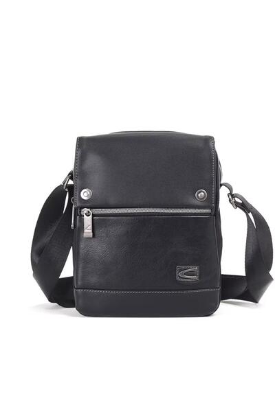 Park Moda C-Active Large Size Men's Postman Shoulder Bag Poly Fabric 8586 - Black