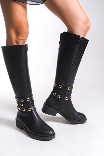 Riccon Laruvienna Kadın Çizme 00128833 Siyah