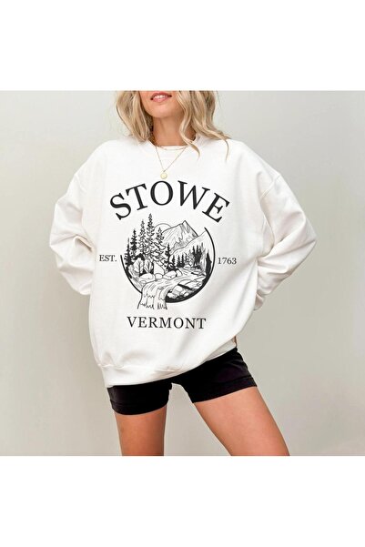 Jose Clothing Hanorac imprimat cu mânecă lungă, cu croială supradimensionată ...