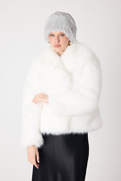 MODA DARELL Premium Fur Shawl Collar Coat