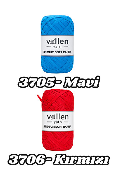 vollen yarn Premium Soft Rafya İpi | Polyester Rafya kağıt ip | Yumuşak Hasır Çanta/Şapka/Runner/Tığ İşi İçin