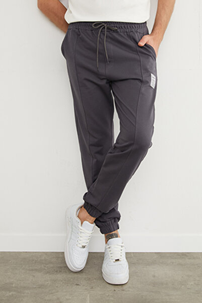 Fulla Moda Armalı Beli Lastikli Çimalı Jogger Eşofman Altı