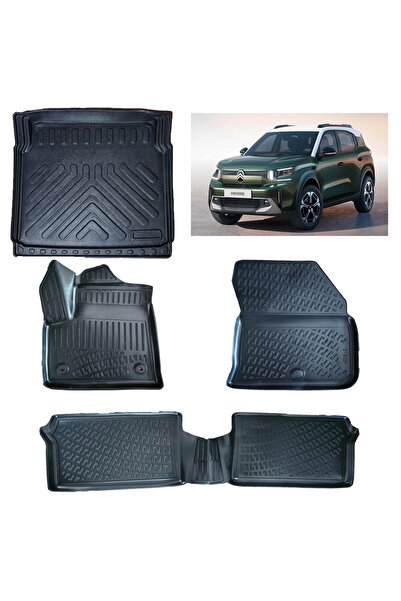 Rizline Citroen C3 Aircross Mhev Hybrit 2025 ve Sonrası 3D Paspas ve Sabizt Z...