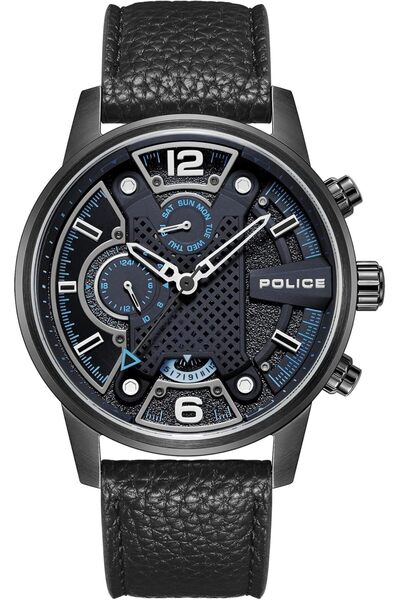 Police PEWJF2203306 Men's Analogue Quartz Watch with Leather Strap