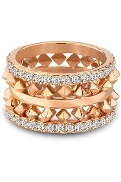 Police Ulua Rose Gold Ring with Crystals for Women, 52MM