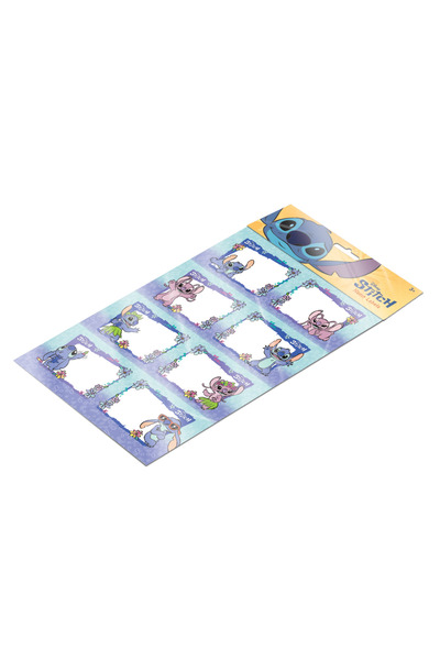 Disney Stitch Name Label A4 2-Sheet