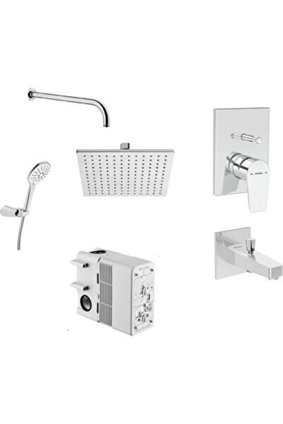 VitrA Duş Seti, Flow Square, Ankastre (Sıva Üstü Grubu) A49305