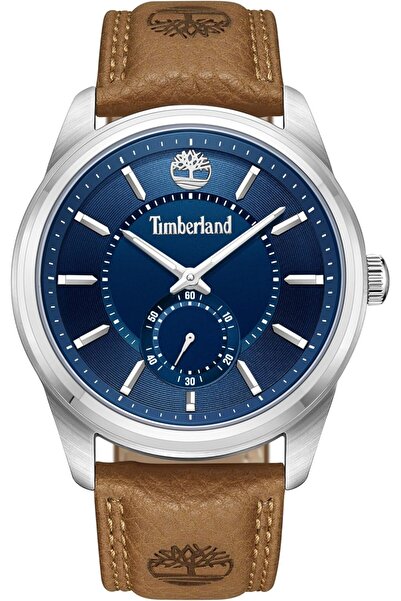 Timberland Northbridge Watch For Men With Brown Leather Strap 45MM 5 ATM - TDWGA0029702