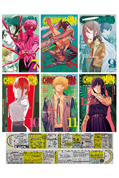 Gerekli Şeyler Yayıncılık Chainsaw Man 7-8-9-10-11-12. Ciltler Manga Seti + M...