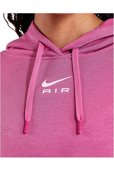 Nike Φούτερ με κουκούλα oversize crop - DV8048-665