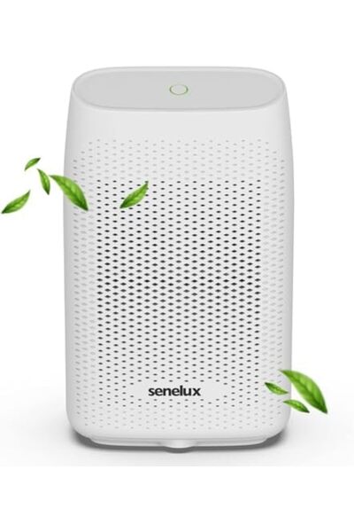 Senelux Dehumidifier 2000ml, Electric, Ultra Quiet, Auto-off, White, Comfort Mode, Ideal for Home,