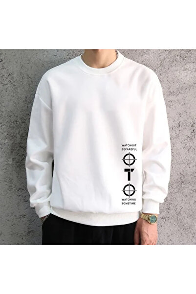 Eritqaa Men's Black Oversized Graphic T-Shirt, Long Sleeve T-Shirt, Hip Hop C...