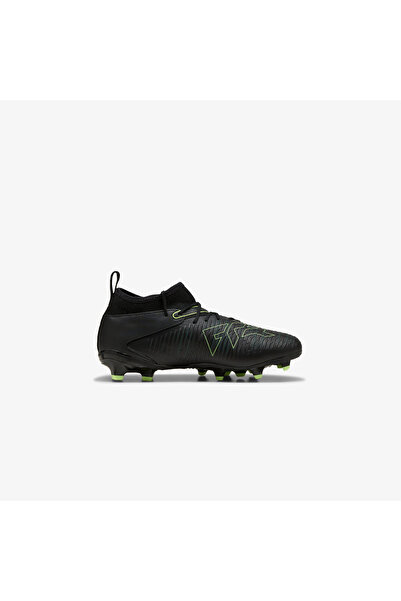 Puma Future 8 Match Fg-Ag Kids Black Turf Soccer Shoes