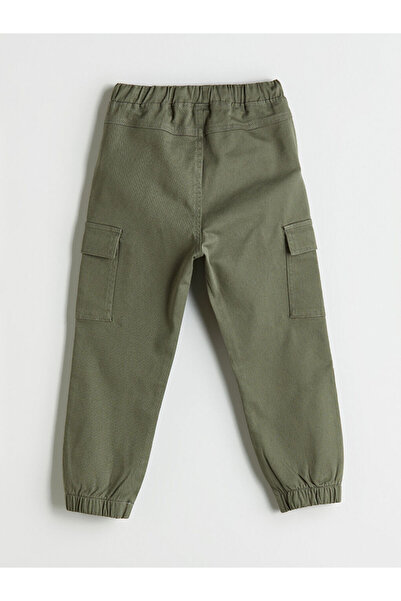 LC Waikiki Timeless Recommendations from Timeless Store | Boys' Cargo Jogger Pants with Elastic Waistband
