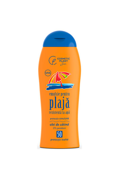 Cosmetic Plant Emulsie plaja rezistenta la apa cu ulei de catina, SPF50, Cosm...