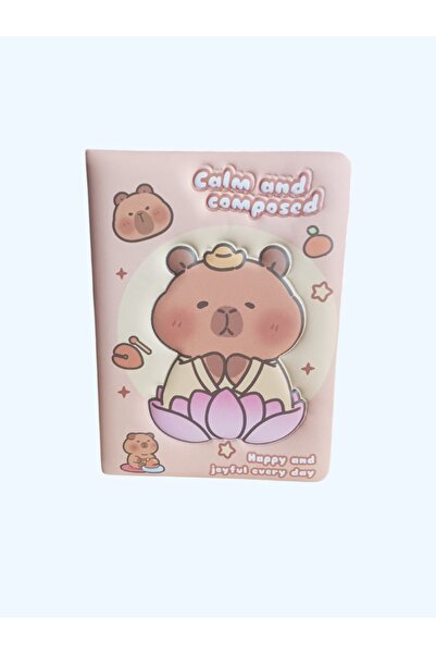 Mikro Fluffy Capybara Notebook with Cover - for Journaling, Notes, and Gifts