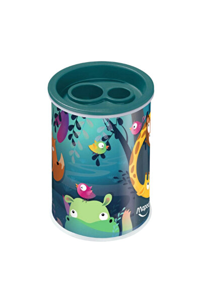 Maped مبراة أقلام جانجل فيفر ذات الحجرة المزدوجة 044103