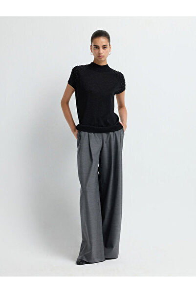 adL İnci Simli Triko Kazak